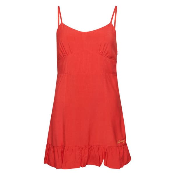 Superdry Pukeutua Vintage Cami Mini Punainen 2XS Nainen