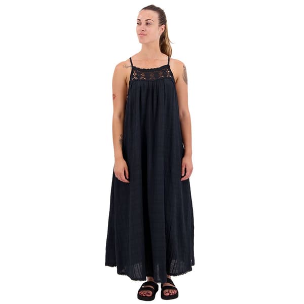 Superdry Klänning Vintage Long Halter Cami Blå XL Kvinna