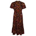 Pikkukuva 3 / 5: Superdry Lyhythihainen Midi-mekko Printed Tiered Ruskea M Nainen