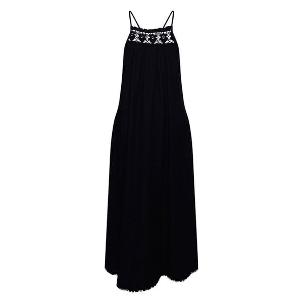 Superdry Klänning Vintage Long Halter Cami Blå M Kvinna