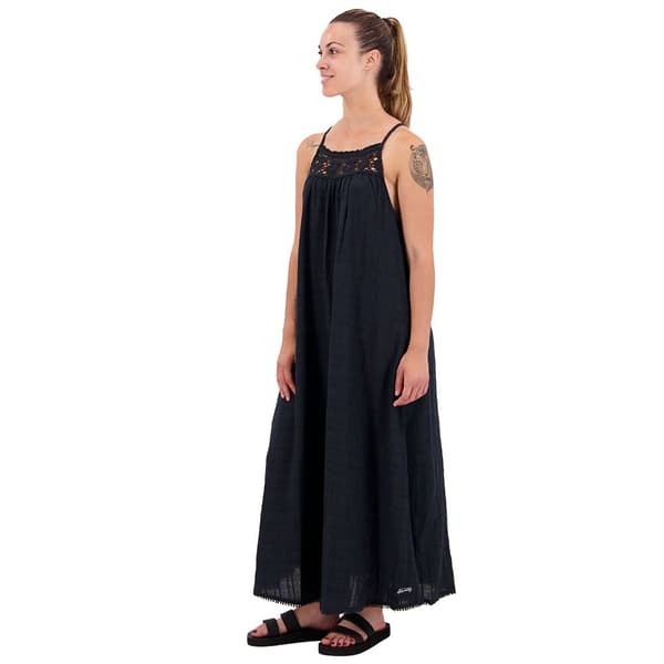 Superdry Klänning Vintage Long Halter Cami Blå M Kvinna