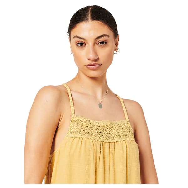 Superdry Klänning Vintage Lace Cami Maxi Gul S Kvinna