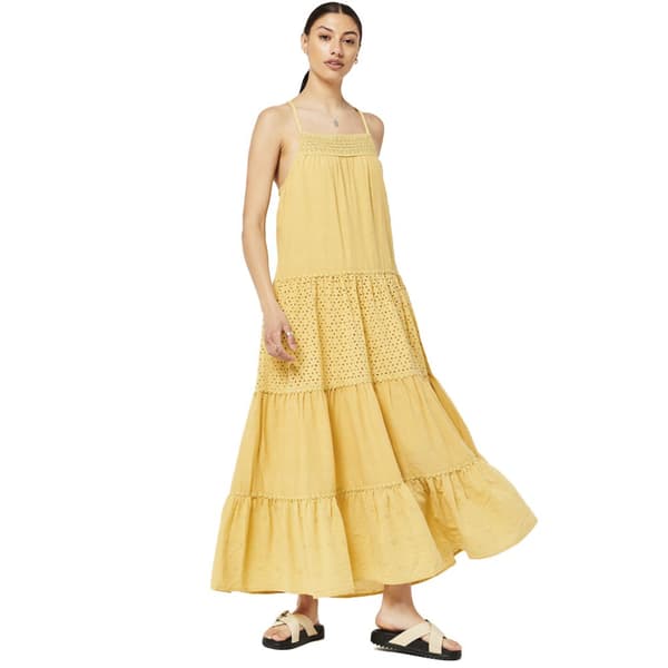 Superdry Klänning Vintage Lace Cami Maxi Gul S Kvinna