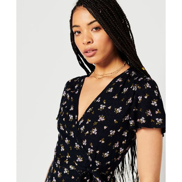 Superdry Klänning Vintage Mini Wrap Blå M Kvinna