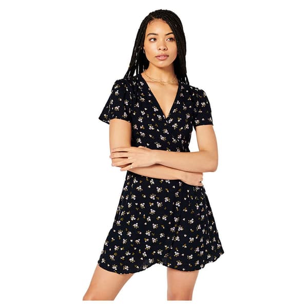 Superdry Klänning Vintage Mini Wrap Blå M Kvinna