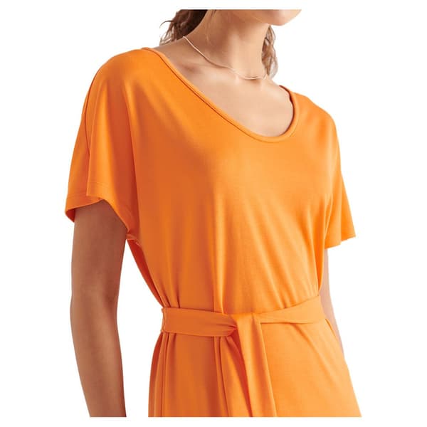Superdry Kort Klänning The Waist Mini Orange M Kvinna