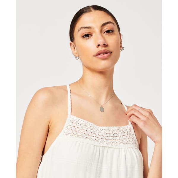 Superdry Klänning Vintage Lace Cami Maxi Vit XL Kvinna