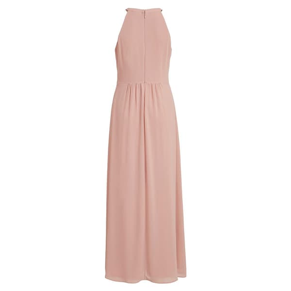 Vila Lang Kjole Uden ærmer Milina Halter Maxi Rosa 36 Kvinde