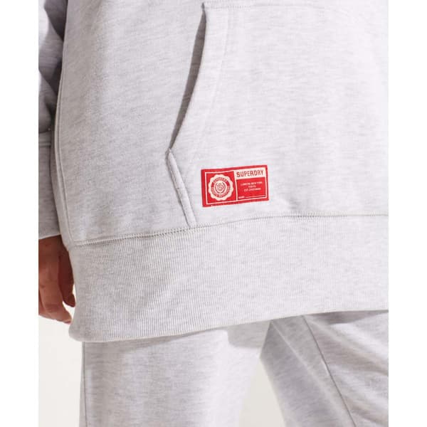 Superdry Klänning 5th Down Oversized Grå XS-S Kvinna