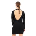 Pikkukuva 2 / 5: Superdry Pitkähihainen Lyhyt Mekko Backless Bodycon Musta L Nainen
