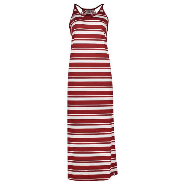 Superdry Raidallinen Maxi Pitkä Mekko Summer Punainen M Nainen