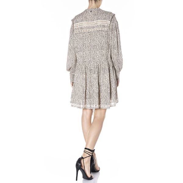 Replay Kjole W9709.000.73498 Beige XL Kvinde