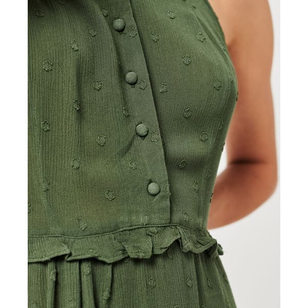Superdry Klänning Vintage Broderie Cami Grönt XS Kvinna