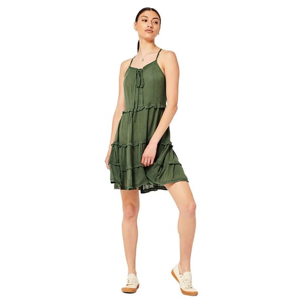 Superdry Klänning Vintage Broderie Cami Grönt XS Kvinna