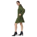 Miniatyrbild 3 av 5: Salsa Jeans 125371-504 Floral Print Dress With Collar Floral Print Dress With Collar Långärmad Kort Klänning Grönt M Kvinna
