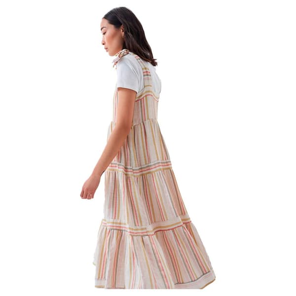 Salsa Jeans Hihaton Midi-mekko Flowing Valkoinen M Nainen