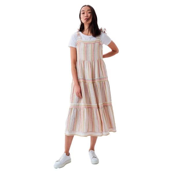 Salsa Jeans Hihaton Midi-mekko Flowing Valkoinen M Nainen