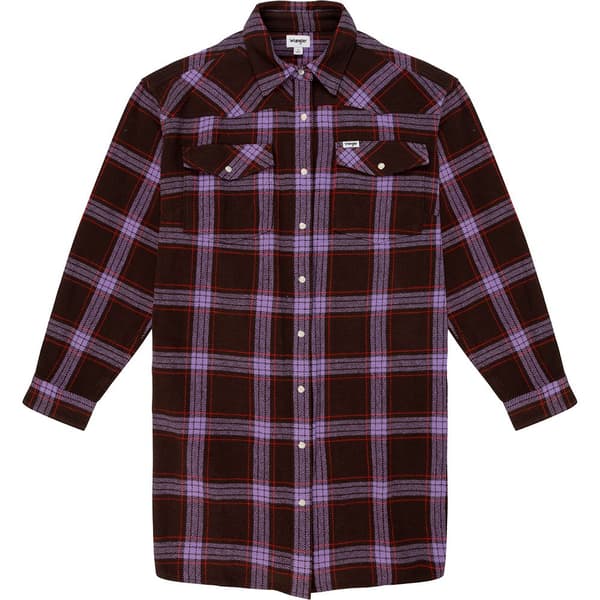 Wrangler Kort Kjole W9r4crh38 Flerfarvet 2XL Kvinde