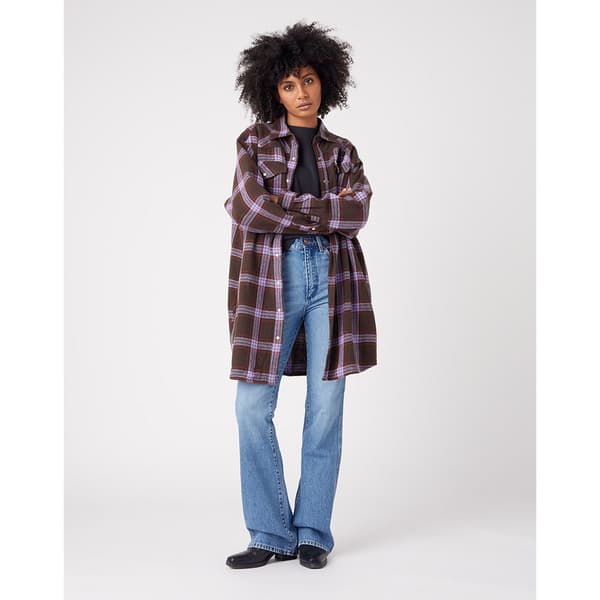 Wrangler Kort Kjole W9r4crh38 Flerfarvet 2XL Kvinde