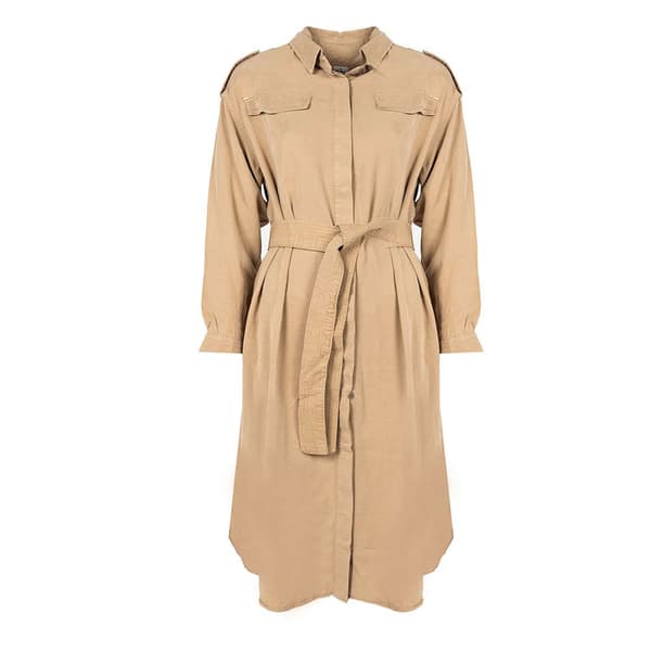 Pepe Jeans Kjole Lidia Beige M Kvinde