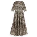 Pikkukuva 2 / 3: Scotch & Soda Lyhythihainen Pitkä Mekko Tiered Vihreä M Nainen