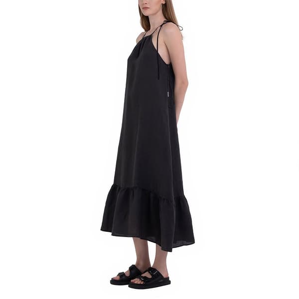 Replay Tasaton Pitkä Mekko W9004 .000.84614g Musta XS Nainen