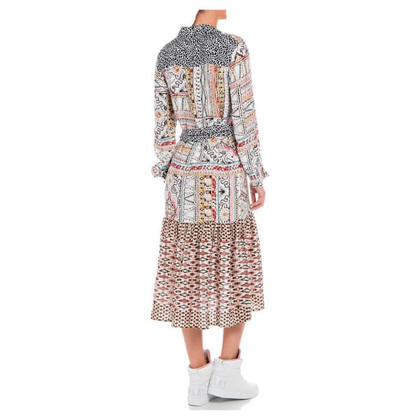Replay Pitkähihainen Midi-mekko W9759 .000.10324 Harmaa XS Nainen