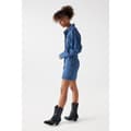 Miniatyrbillede 3 af 5: Salsa Jeans Kort Kjole 21007206 Blå L Kvinde