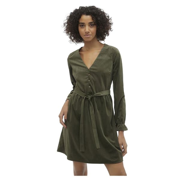 Vero Moda Pitkähihainen Mekko Linda Vihreä L Nainen