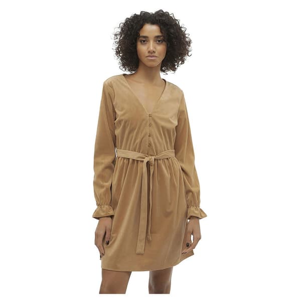 Vero Moda Pitkähihainen Mekko Linda Beige S Nainen