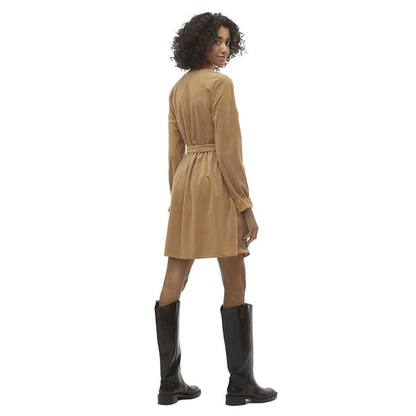 Vero Moda Långärmad Klänning Linda Beige L Kvinna