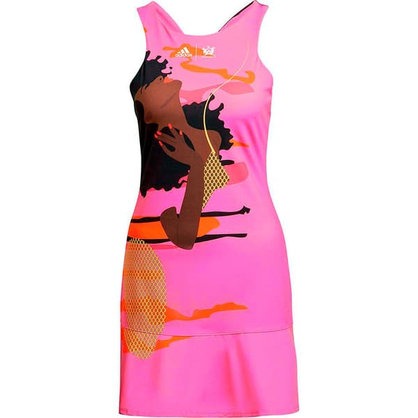 Adidas Klänning New York Y-dress Lila L Kvinna