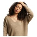 Miniatyrbild 3 av 5: Superdry Klänning Studios Slouch V Knit Brun 2XS Kvinna