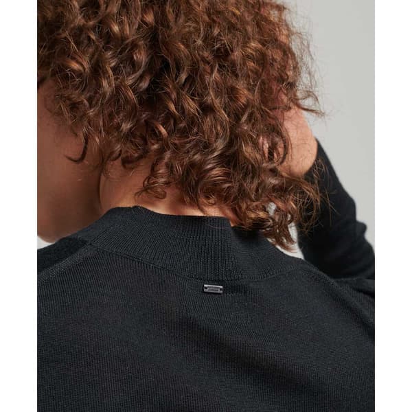 Superdry Kjole Studios Merino Mini Sort S Kvinde