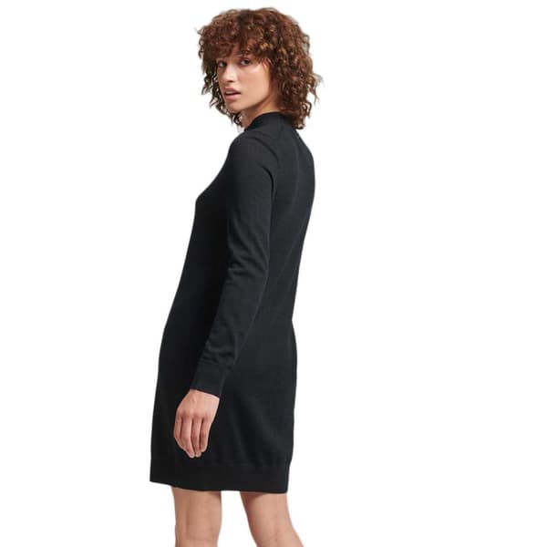 Superdry Kjole Studios Merino Mini Sort S Kvinde