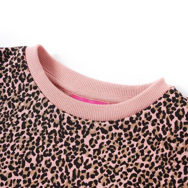 vidaXL Lasten collegepaita mekko keskipinkki 92