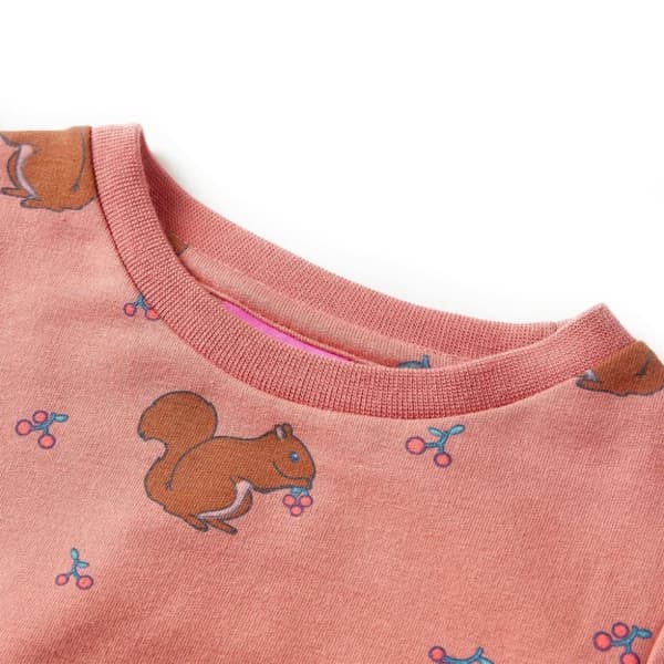 vidaXL Lasten mekko vanha roosa 92