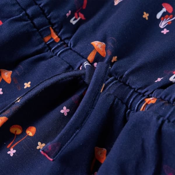 vidaXL Lasten mekko laivastonsininen 128