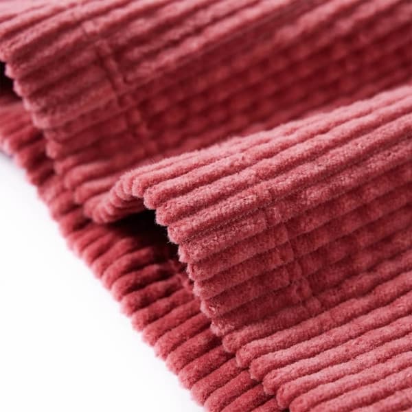 vidaXL Kjole til børn str. 116 jernbanefløjl pink