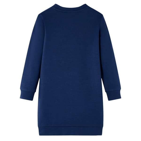vidaXL Sweatshirtkjole til børn str. 116 marineblå