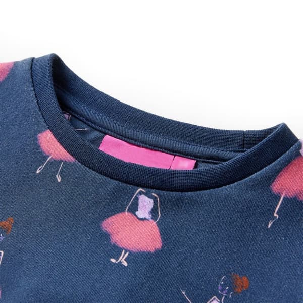 vidaXL Lasten mekko laivastonsininen 104