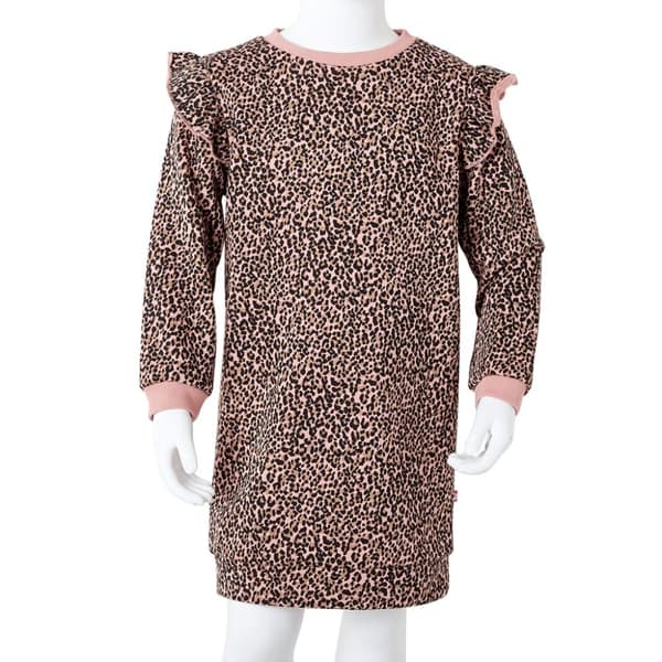 vidaXL Barnekjole  medium rosa 104