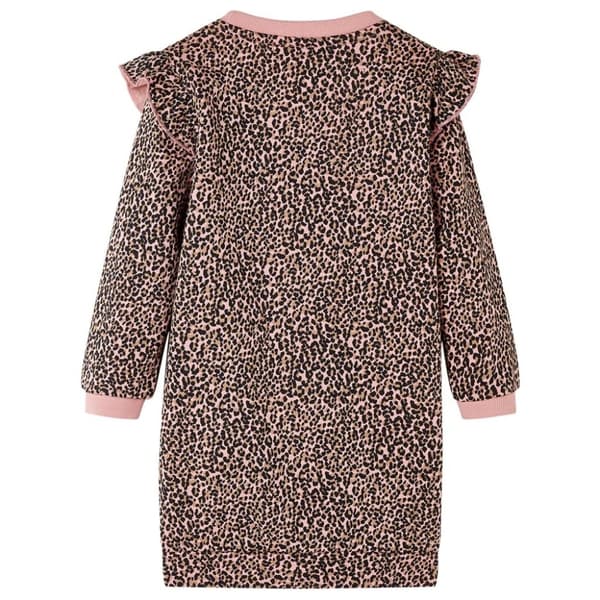 vidaXL Lasten collegepaita mekko keskipinkki 104