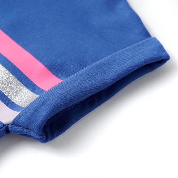 vidaXL Lasten mekko kiristysnyörillä koboltinsininen 116