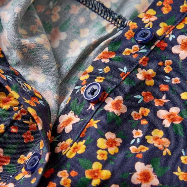 vidaXL Lasten pitkähihainen mekko laivastonsininen 140