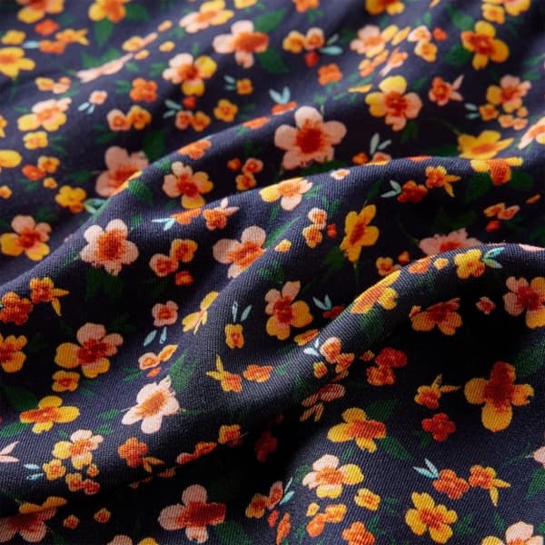 vidaXL Lasten pitkähihainen mekko laivastonsininen 140