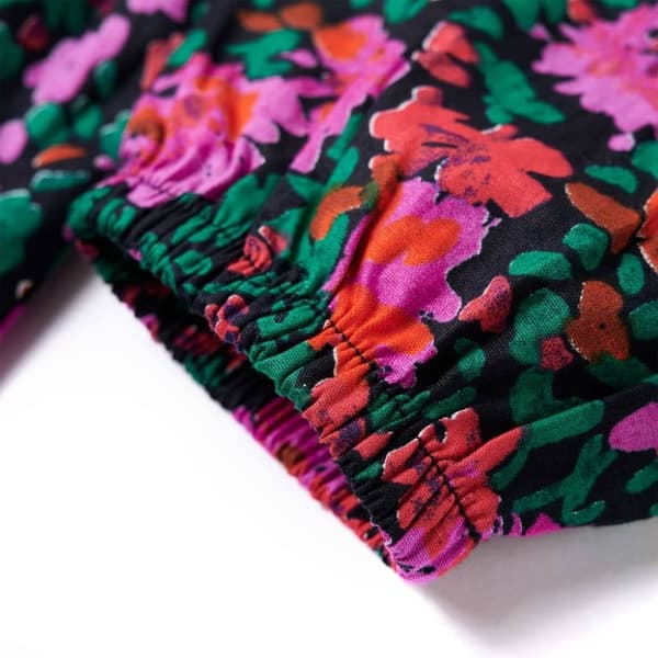 vidaXL Lasten pitkähihainen mekko kirkas pinkki 92