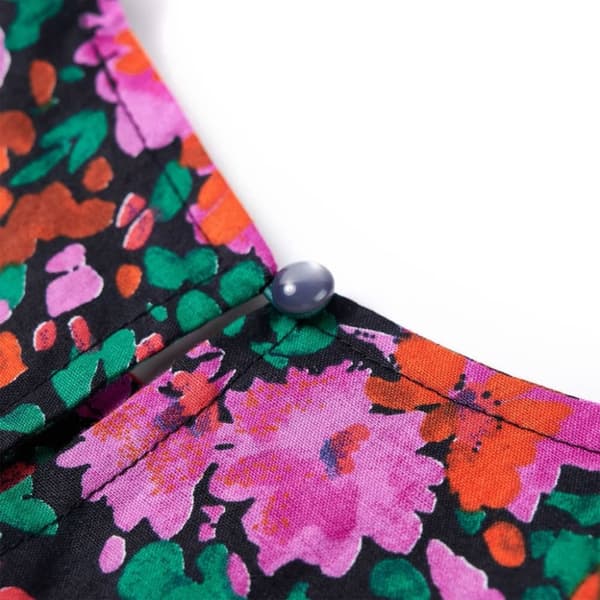 vidaXL Lasten pitkähihainen mekko kirkas pinkki 92