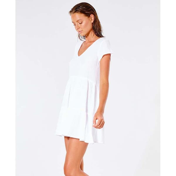 Rip Curl Kort Kjole Premium Surf Hvid S Kvinde
