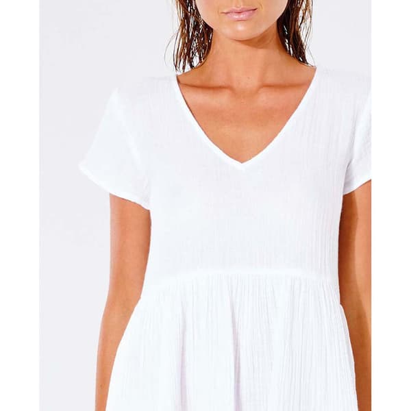 Rip Curl Kort Kjole Premium Surf Hvid S Kvinde